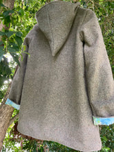 Load image into Gallery viewer, Ladies Upcycled Wool Pixie Pea Coat size 8