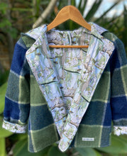 Load image into Gallery viewer, Upcycled Wool Coat size 4