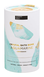 Crystal Bath Bomb Aquamarine Lemongrass