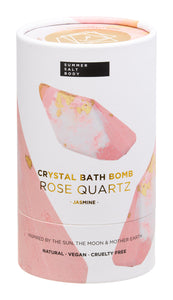 Crystal Bath Bomb Rose Quartz