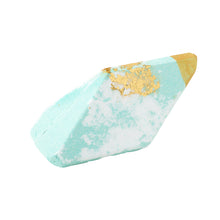 Load image into Gallery viewer, Crystal Bath Bomb Aquamarine Lemongrass
