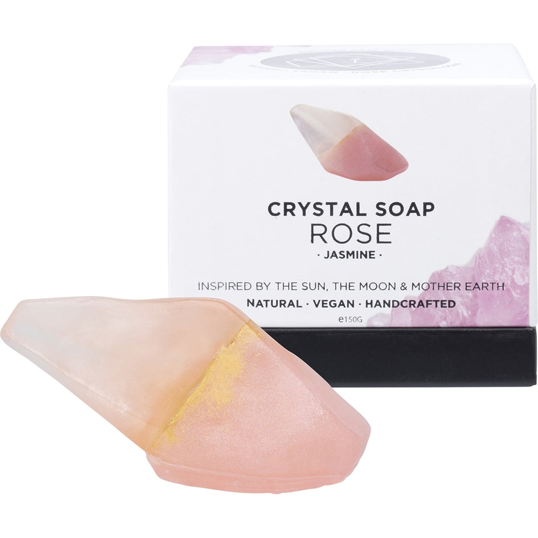 Rose Quartz Crystal Soap - Jasmine