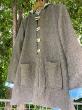 Load image into Gallery viewer, Ladies Upcycled Wool Pixie Pea Coat size 8
