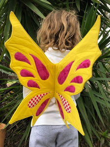 Magical Glittery Fairy Wings size M (4-10yrs)